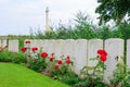 The Bedford House Cemetery world war one Ypres Flander Belgium Royalty Free Stock Photo