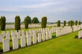 The Bedford House Cemetery world war one Ypres Flander Belgium Royalty Free Stock Photo