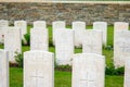 The Bedford House Cemetery world war one Ypres Flander Belgium Royalty Free Stock Photo