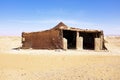 Bedoin tent in Erg Chebbi desert Morocco Royalty Free Stock Photo