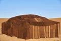 Bedouin Berber nomad tent in the desert Morocco