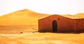 Bedouin Berber nomad tent in the desert Morocco Royalty Free Stock Photo