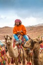 Bedouin on camel, Petra, Jordan