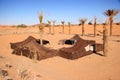 Bedouin camp Royalty Free Stock Photo