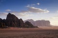 Bedouin camp site at Wadi Rum desert Royalty Free Stock Photo