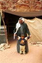 Bedouin father and child, Wadi Rum, Jordan