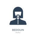 bedouin icon in trendy design style. bedouin icon isolated on white background. bedouin vector icon simple and modern flat symbol