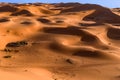 Bedouin nomad tent camp, Erg Chebbi, Morocco Royalty Free Stock Photo