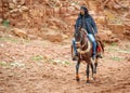 Bedouin horseback in Petra Jordan 20 February 2020