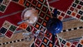 Bedouin tea with sugar. Arabian tea. Kettle with tea Royalty Free Stock Photo