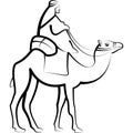 Bedouine Riding Camel