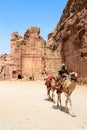 Bedouins provide tourist camel rides in Petra