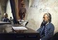 Bedrich Smetana wax figure in Madame Tussauds museum