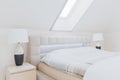 Bedroom in the attic Royalty Free Stock Photo