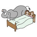 Bedroom couple elephant in the room