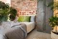 Bedroom design idea Royalty Free Stock Photo