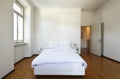 Bedroom with a double bed Royalty Free Stock Photo