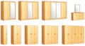 Bedroom furniture wardrobes, dressing commode