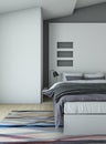 Bedroom in grey