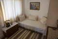 The bedroom in the house of Vanga in Rupite, Bulgaria Royalty Free Stock Photo