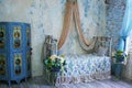 Bedroom interior in vintage style Royalty Free Stock Photo