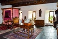 Bedroom of Vianden castle Royalty Free Stock Photo