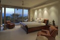 Bedroom With View Of Porch Royalty Free Stock Photo