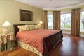 Bedroom with waterfront view