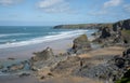 Bedruthan Steps Royalty Free Stock Photo