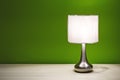 Bedside lamp isolated on the table for interior use Royalty Free Stock Photo