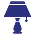 Bedside lamp Isolated Vector Icon fully editable Royalty Free Stock Photo