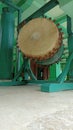 Bedug is a percussion instrument like a drum. Bedug is a traditional musical instrument that has been used for thousands of years,