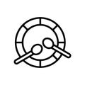 Bedug Ramadan icon. Simple line vector elements of islam icons for ui and ux, website or mobile application