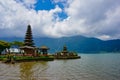 Pura Ulun Danu Bratan is a major Shivaite and water temple on Bali island, Indonesia