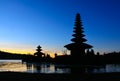 Bedugul temple Royalty Free Stock Photo