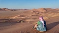 beduin man in Empty quarter desert of Oman