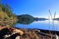 Bedwell Harbour from Medicine Beach Sanctuary in Morning Light, Pender Island, Southern Gulf Island, British Columbia Royalty Free Stock Photo