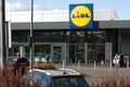 Bedzin, Silesia Poland - September 23, 2022: Lidl Stiftung & Co. KG - the retail chain first appeared on the market in German