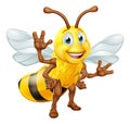 Bee Cartoon Character Royalty Free Stock Photo