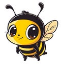 the bee cartoon flying