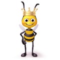 Bee with crown