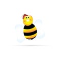 Bee fly Royalty Free Stock Photo