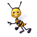 Bee flying pose