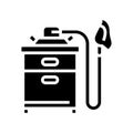 bee hive air equipment glyph icon vector illustration Royalty Free Stock Photo