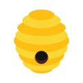 Bee hive flat icon Royalty Free Stock Photo