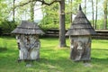 Bee-hives in open-air museum