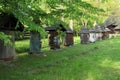 Bee-hives in open-air museum