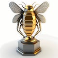 Bee And Honey Trophy. Generative AI