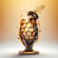 Bee And Honey Trophy. Generative AI