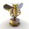 Bee And Honey Trophy. Generative AI